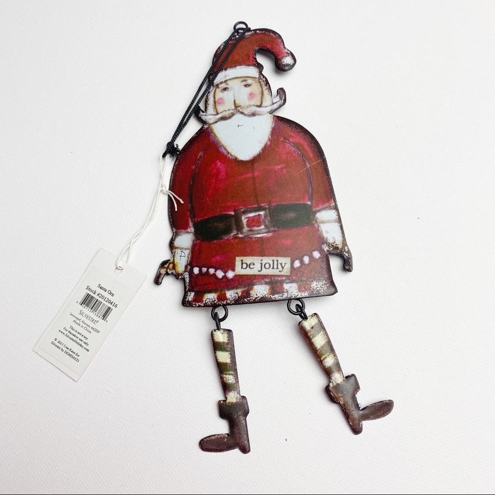 Silvestri vintage Santa Christmas ornament